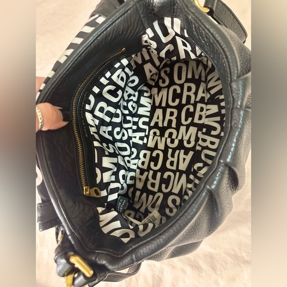 Marc by Marc Jacob’s Black Leather Pebbled Crossbody Adjustable Shoulder Bag - Picture 12 of 12